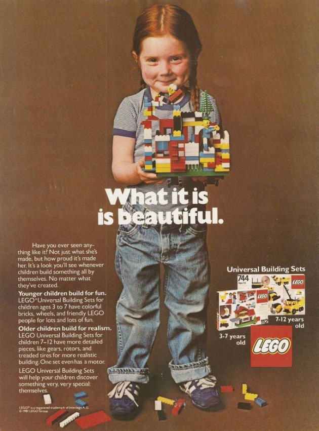 Anuncio de Lego 1981
