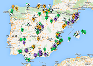 Mapa de projectes